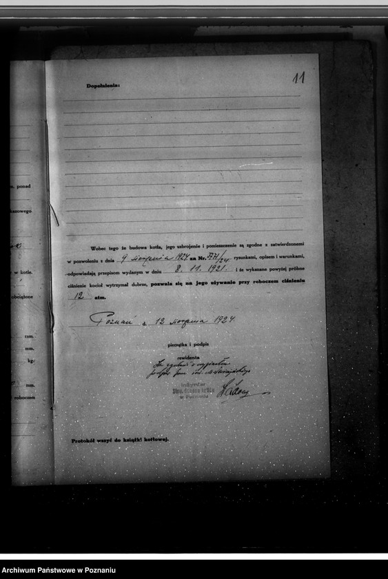 Obraz 17 z jednostki "Zakładanie i utrzymanie dróg i szos Kowalewski i Marciniak w Poznaniu nr woj. kotła 1111"