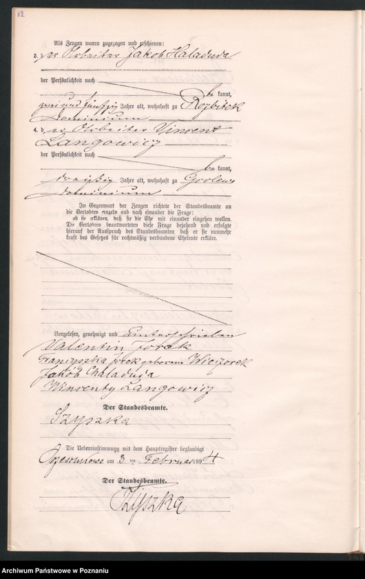 Obraz 15 z jednostki "Księga małżeństw"