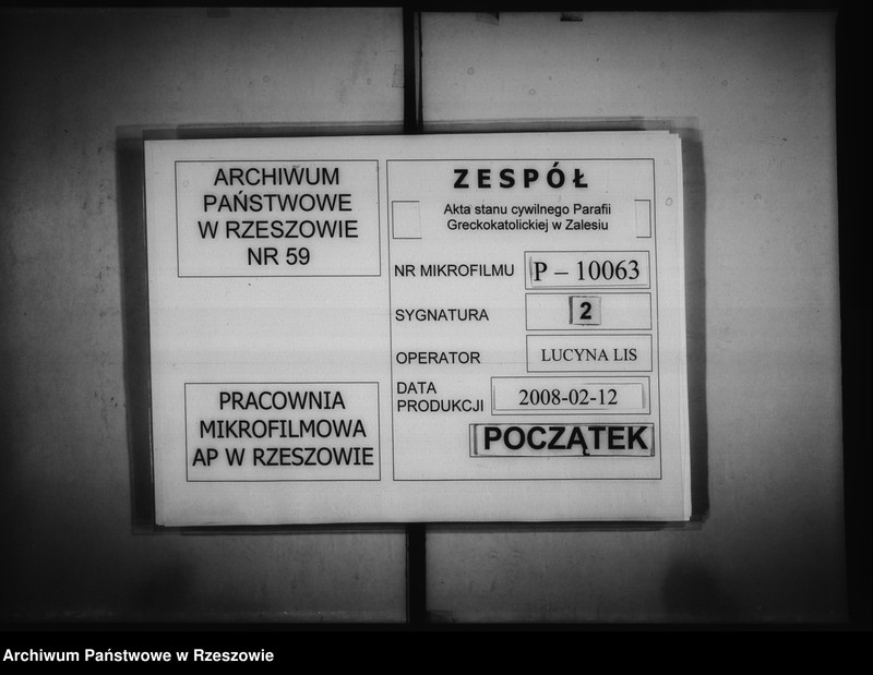 image.from.unit.number "Księga urodzeń Biała, Matysówka, Zalesie Drabinianka, Rzeszów, Tyczyn"