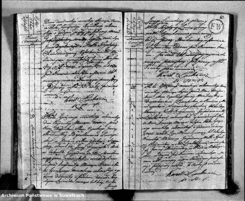 image.from.unit.number "Akta Umarłych w Gminie Mirosławskiey w R-u 1814 od dnia 1-go Stycznia do ostatniego Grudnia"