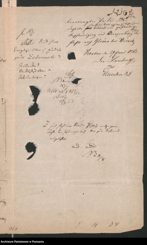 Obraz 20 z jednostki "A. betr. den Gutsbesitzer Konstantin von Zakrzewski von Tursko, Kreis Pleschew"