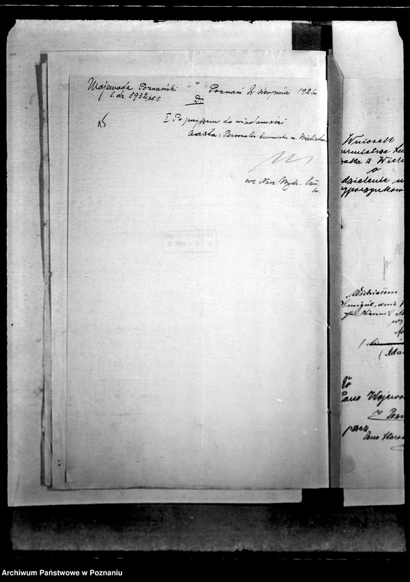 Obraz 18 z jednostki "Stosunki osobiste Ludwika Tomczaka burmistrza miasta Wielichowa"