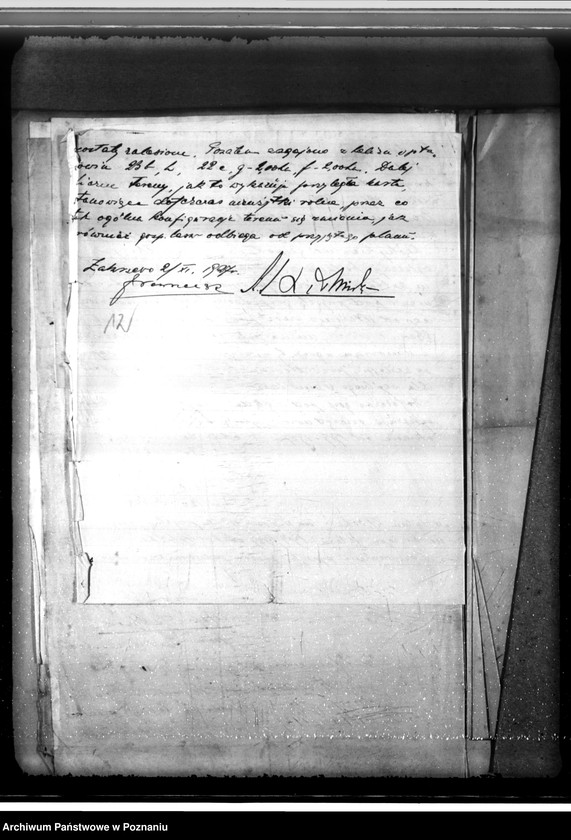 Obraz 16 z jednostki "/Nadzór nad gospodarką leśną/ majętności Zakrzewo powiecie gnieźnieńskim"