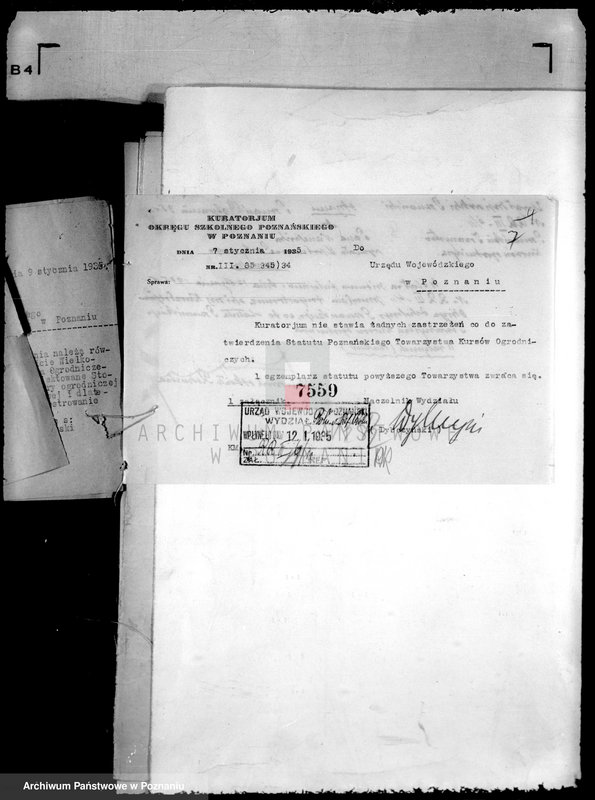 Obraz 12 z jednostki "/Poznańskie Towarzystwo Kursów Ogrodniczych w Poznaniu/"