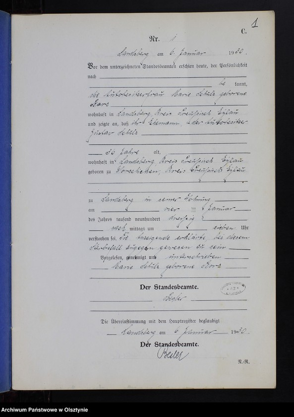 image.from.unit.number "Sterbe-Neben-Register Nr 1 - 25 [ Księga zgonów - wtóropis ]"