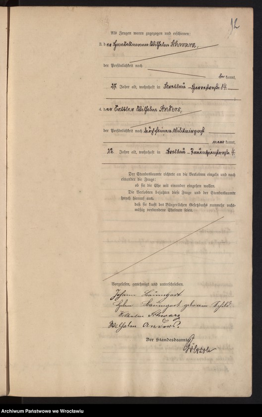 image.from.unit.number "Heiraths-Haupt-Register Breslau I 1900 Band 1"