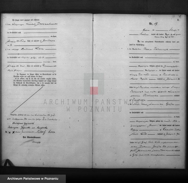 Obraz 20 z jednostki "Księga małżeństw"