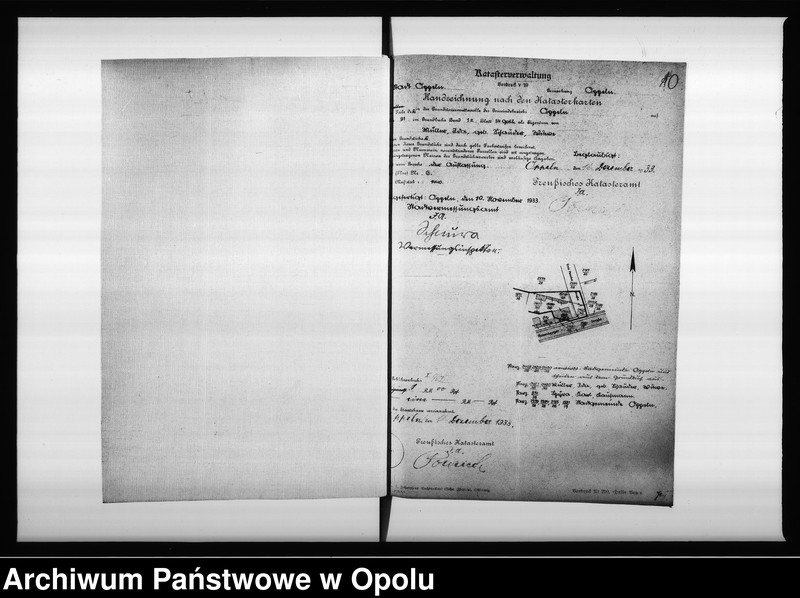 Obraz 13 z jednostki "Magistrat Oppeln. Betrifft: Ritterstrasse Müller Blatt 153 G.V. und 54 Goslawitz"