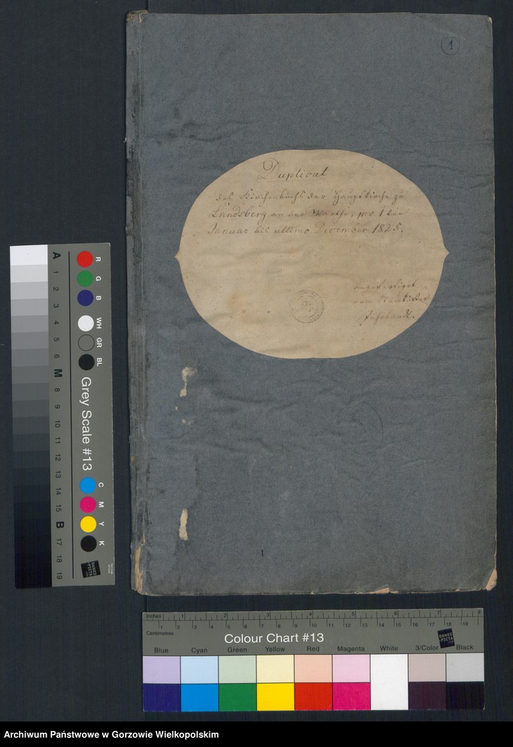 image.from.unit.number "Duplikate der Kirchenbücher der Hauptkirche zu Landsberg an der Warthe"