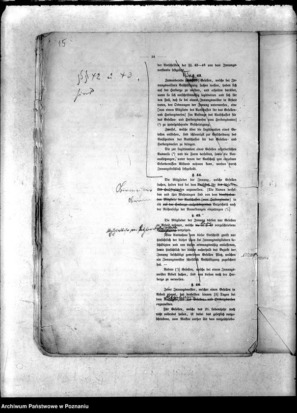 Obraz 18 z jednostki "Entwurf eines Innungs-Statuts auf Grund des Reichs-Gesetzes vom 18. Juli 1881"