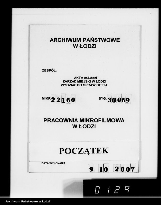 Obraz 1 z jednostki "Aufträge [Lieferscheinen und Rechnungen] 11100-11150 Lebensmitteleinkauf 5/Mü [Zapotrzebowania, zlecenia, rachunki, dowody dostawy na art.spoż.dla Getta]"