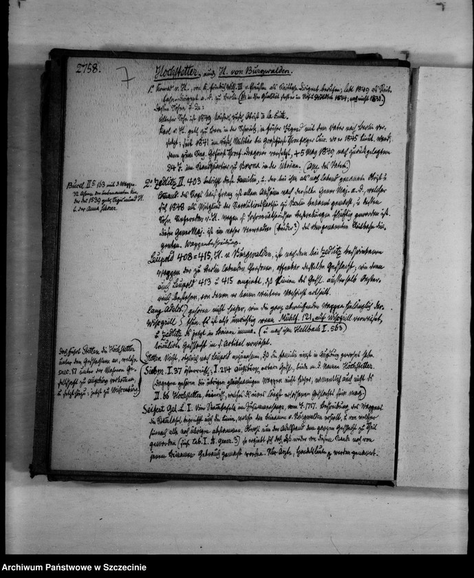 Obraz 11 z jednostki "Anmerkungen zu C.F.A. vom Meding Nachrichten von  adelichen Wappen.. Vol. XII."