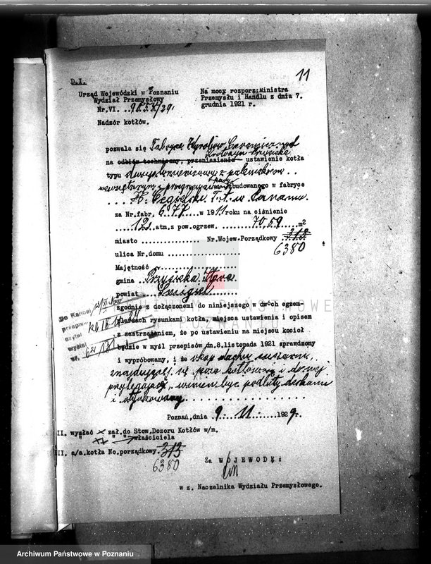 Obraz 17 z jednostki "Fabryka wyrobów ceramicznych Przysieka Stara pow kościański n woj. kotła 6380"