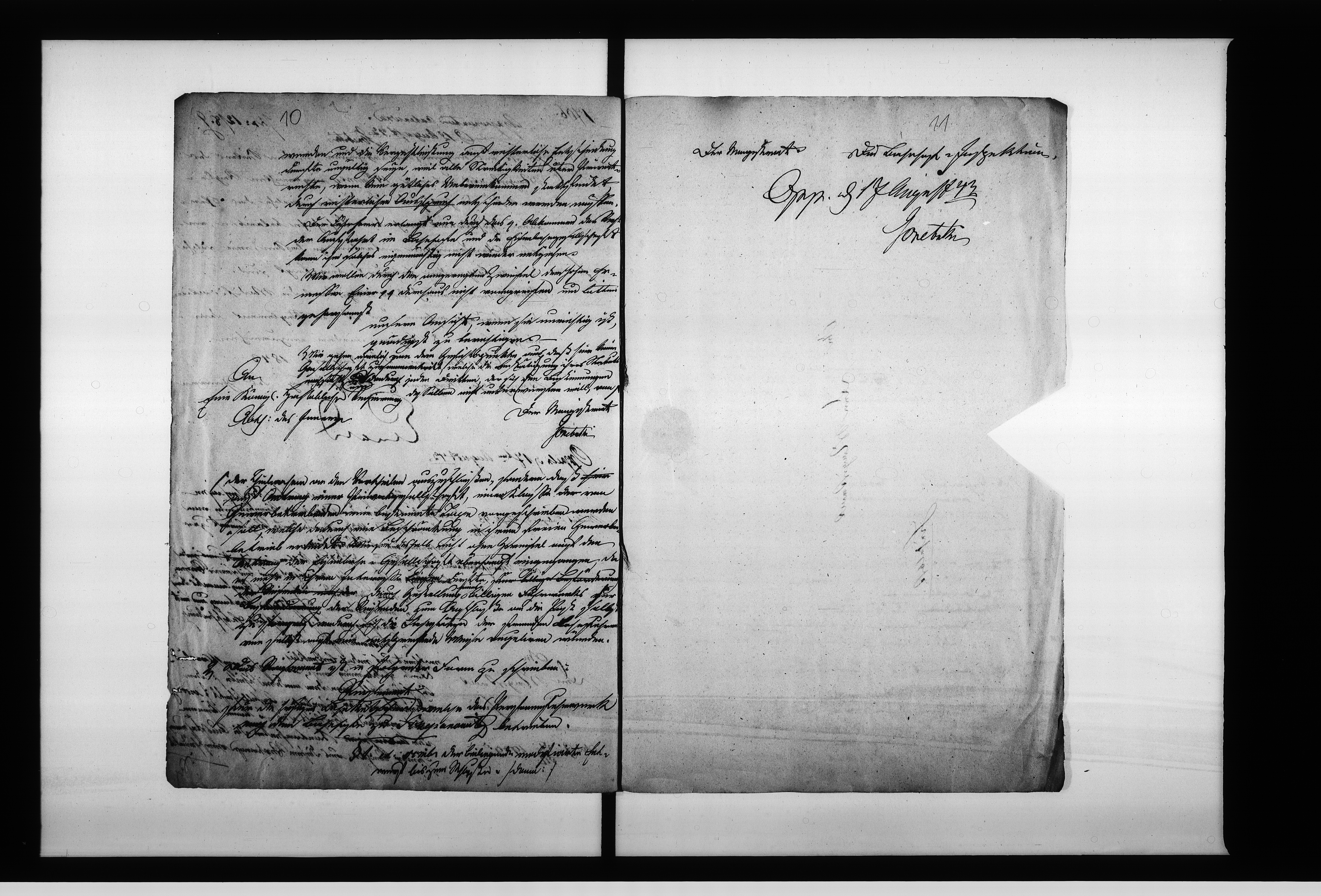 Obraz 12 z jednostki "Acta des Magistrats zu Oppeln betreffend: den Entwurf des Reglements für diejenigen hiesigen Lohnkutscher, welche das Personen Fuhrwerk nach dem Bahnhofe zu Sczepanowitz jetzt zu Oppeln betrieben Vol: I"