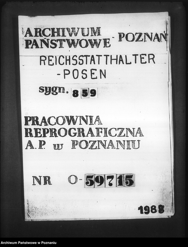 Obraz 1 z jednostki "Zarządzenia w sprawie uproszczenia administracji"