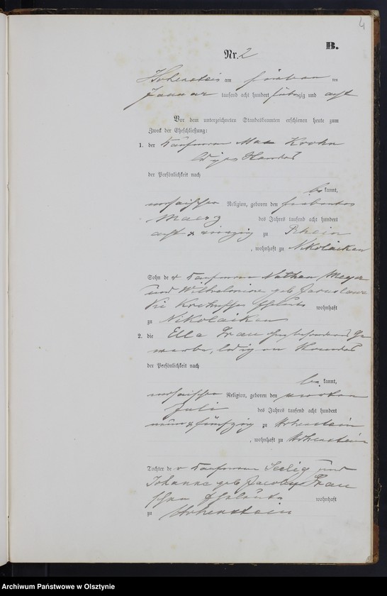 image.from.unit.number "Heiraths-Neben-Register Nr 1 - 16"