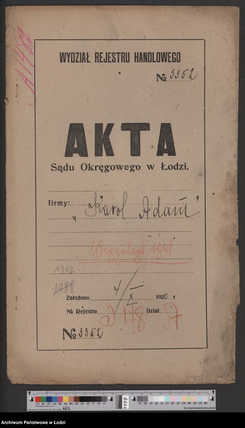 Obraz 2 z jednostki "Karol Adam- prowadzenie tkalni zarobkowej"