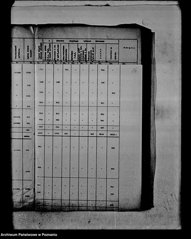 Obraz 20 z jednostki "Wykaz imienny nieruchomości podlegających wykupowi na cele reformy rolnej"