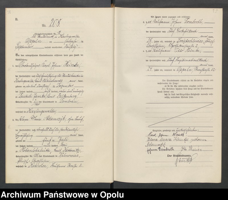 Obraz 17 z jednostki "[Rejestr Małżeństw] 1930 tom II Nr 195-294"