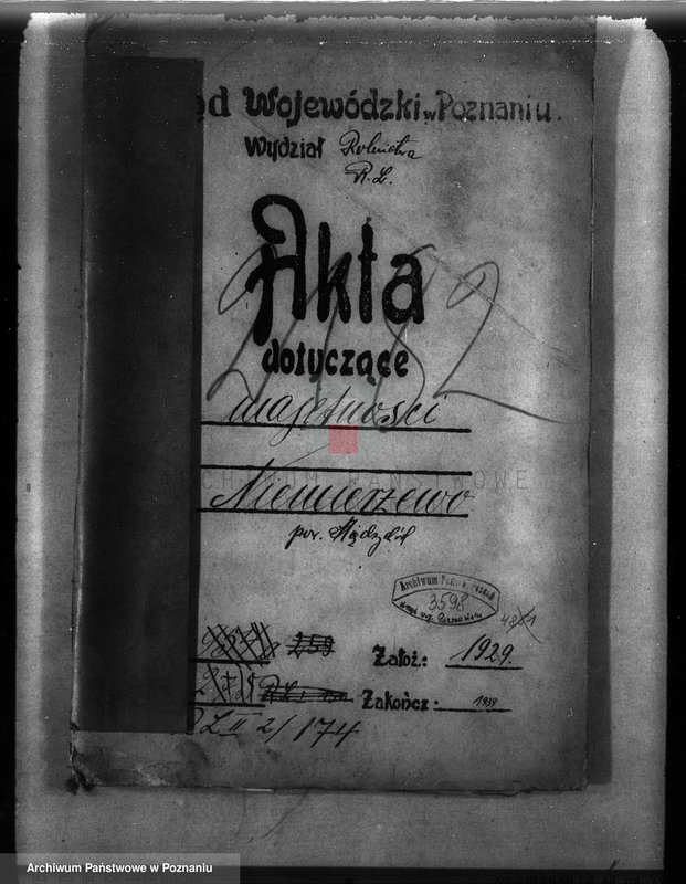 Obraz 4 z jednostki "Majętność leśna Niemierzewo w powiecie międzychodzkim"