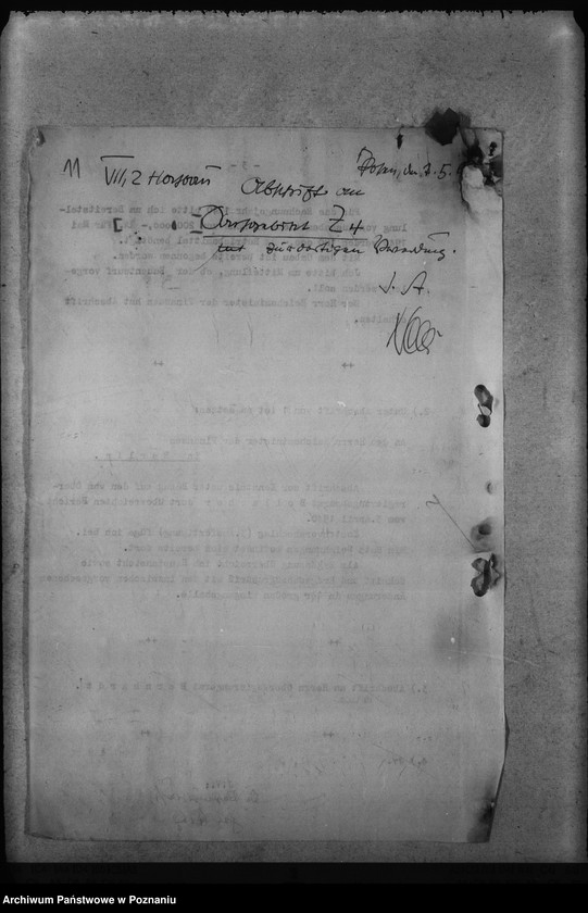 Obraz 15 z jednostki "Umbau des Schlosses Posen"