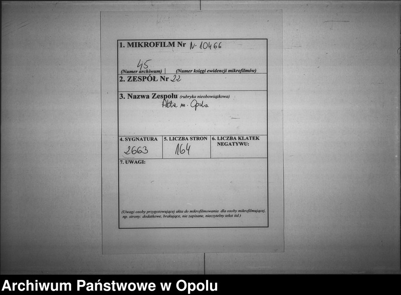 Obraz 2 z jednostki "Acta des Magistrats zu Oppeln betreffend die Sammlung milder Beiträge 1841-1845"