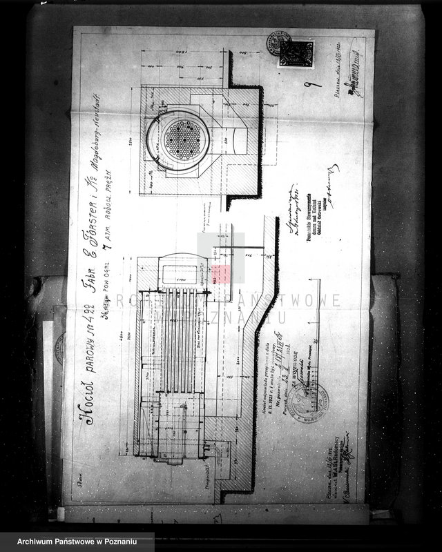 Obraz 13 z jednostki "Fabryka konserw i marmelad, własność St. Radomski w Pleszewie pow. jarociński nr fabr kotła 422, nr woj. kotła 95"