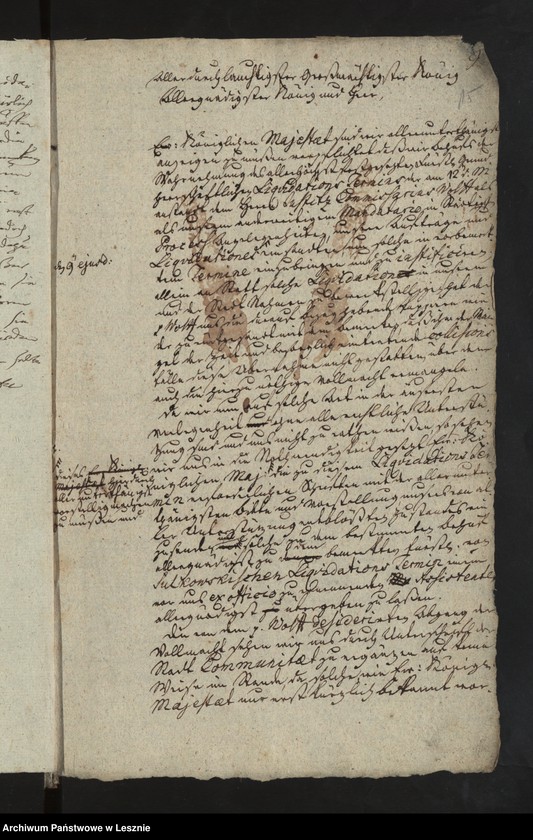 Obraz 18 z jednostki "[Akta zu dem Liquidationsprozess wieder der Fürstl. von Sułkowski