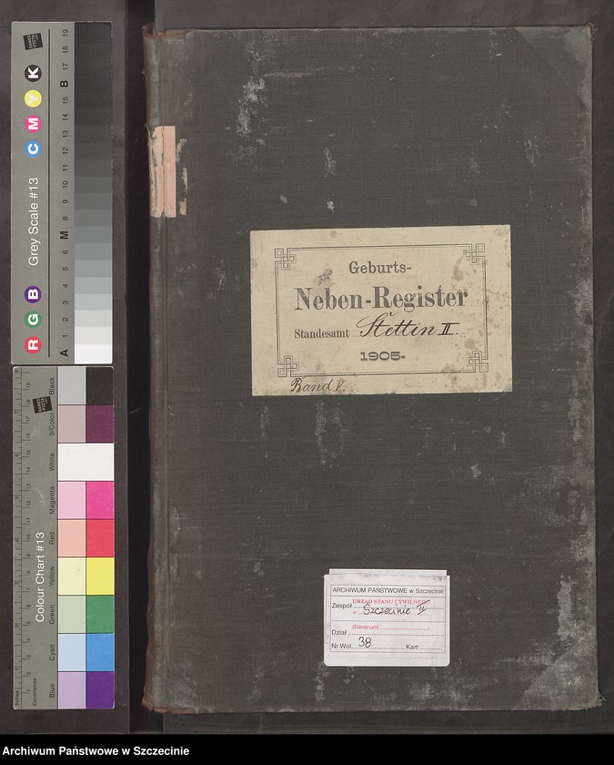 Obraz 2 z jednostki "Geburts-Register (Neben-Register) Band V"