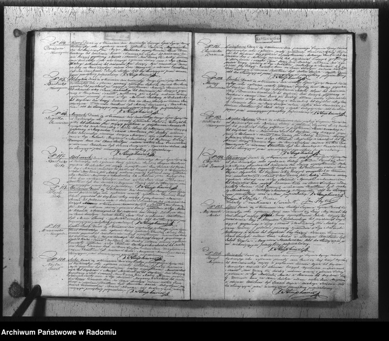 image.from.unit.number "Duplikat akt urodzonych, zaślubionych i zmarłych z parafii Głowaczew na rok 1850"