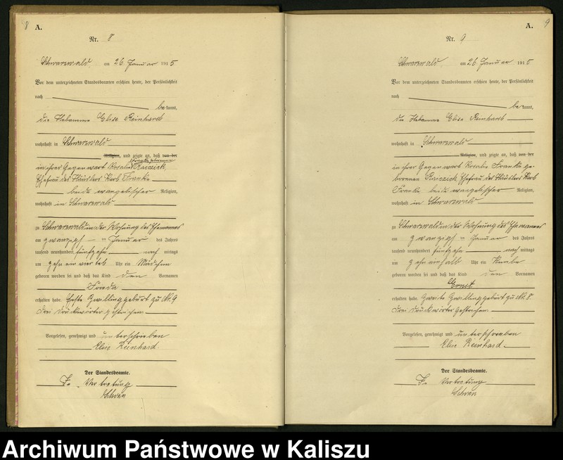Obraz 8 z jednostki "[Księga urodzeń]"
