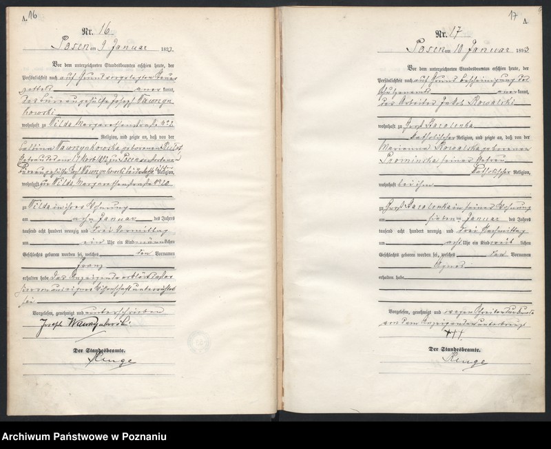 Obraz 11 z jednostki "Księga urodzeń t. I"