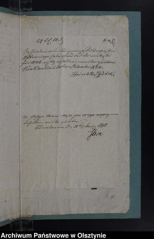 image.from.unit.number "Armen Kassen Rechnung des Kirchspiels Kruklanken"