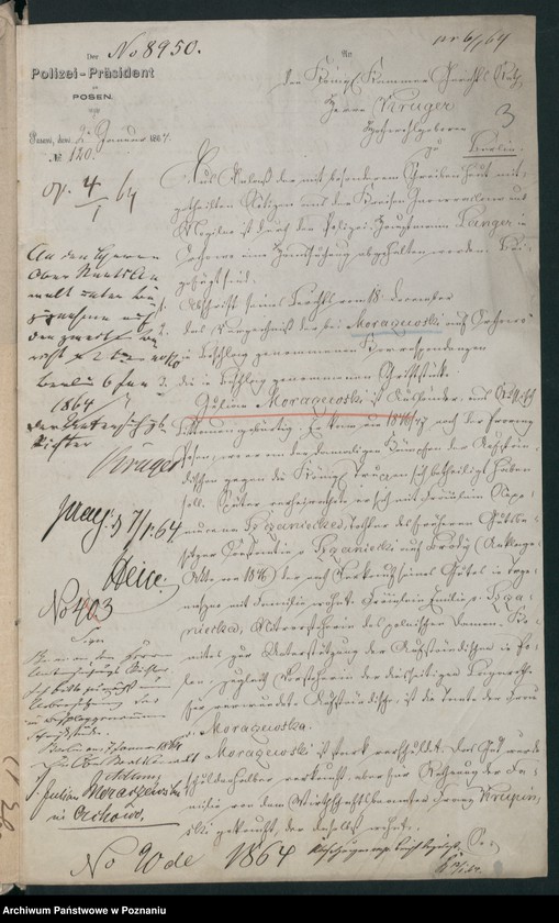 Obraz 6 z jednostki "A. betr. Julian Moraczewski, Haussuchung auf dem Gute Orchowo"