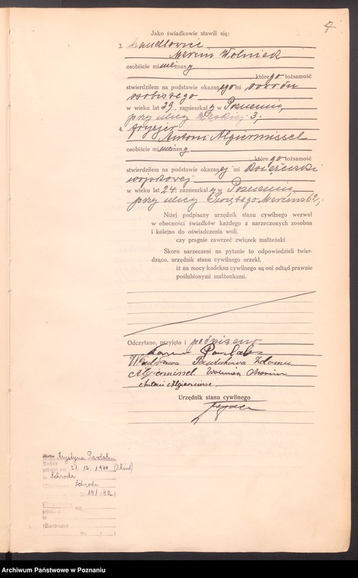 Obraz 9 z jednostki "Księga miejscowa małżeństw tom II [Rejestr główny małżeństw]"