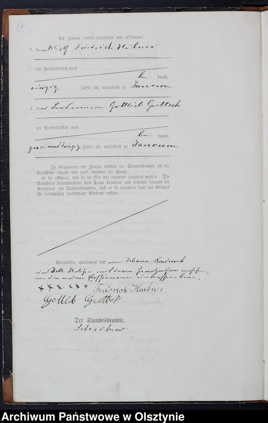 image.from.unit.number "Heiraths-Haupt-Register Nr 1 - 19"