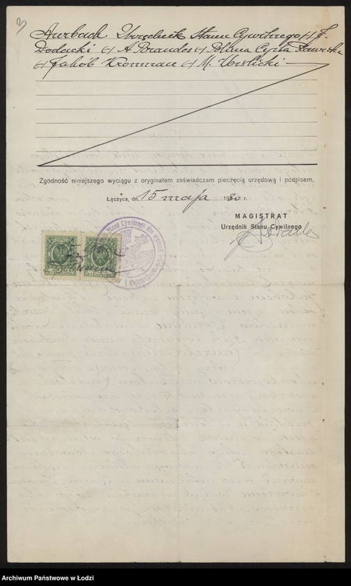 image.from.unit.number "Blima Cyrla Kronmanowa- ręczny wyrób sznurowadeł"