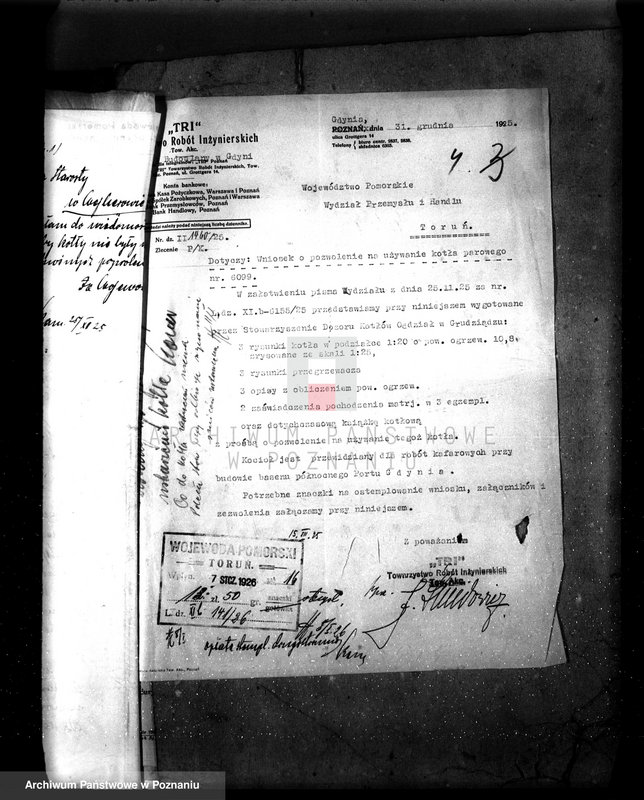 Obraz 8 z jednostki "Młyn parowy T. Gajewski w Prusach pow. jarociński nr woj. kotła 6323"