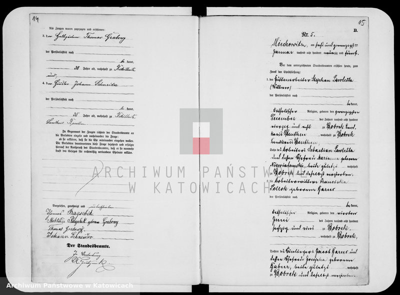 image.from.unit.number "Księga małżeństw za rok 1895 [nr 1 - 113]"