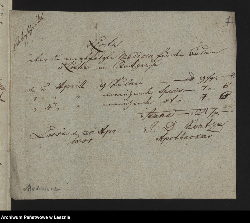 Obraz 9 z jednostki "[Requisition des allhiesigen Magistrats an den Herrn Doktor Kuntze in Absicht der verstorbenen Ehefrau des Schneidermeisters Korber]"