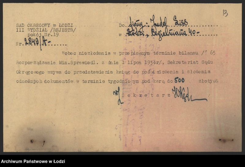 Obraz 15 z jednostki "Judel Liss - sprzedaż manufaktury"