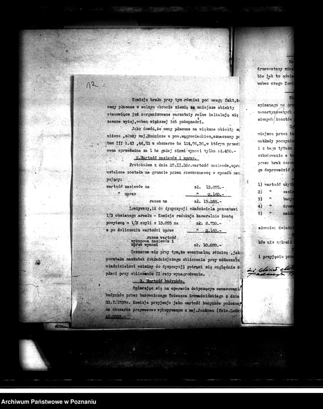 Obraz 16 z jednostki "Majątek Jankowo powiatu mogileńskiego przymusowy wykup"