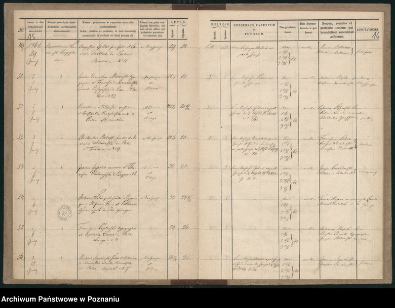 Obraz 11 z jednostki "Księga małżeństw"