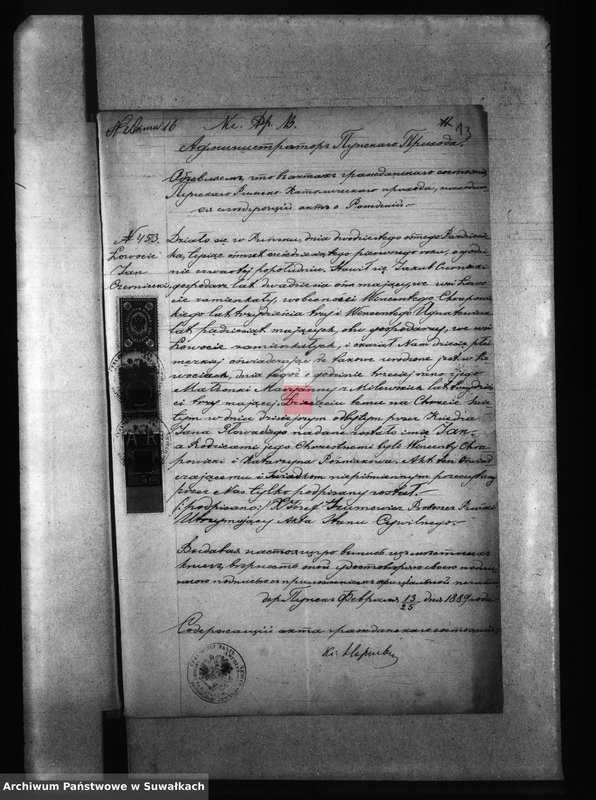 image.from.unit.number "Aneksa brakosočetanija Kaletnikskogo Rimsko-Katoličeskago Prichoda za 1889 god"