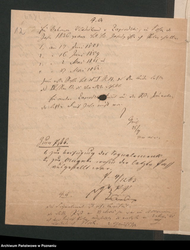 Obraz 16 z jednostki "A. betr. die Familie von Zagrodzki"