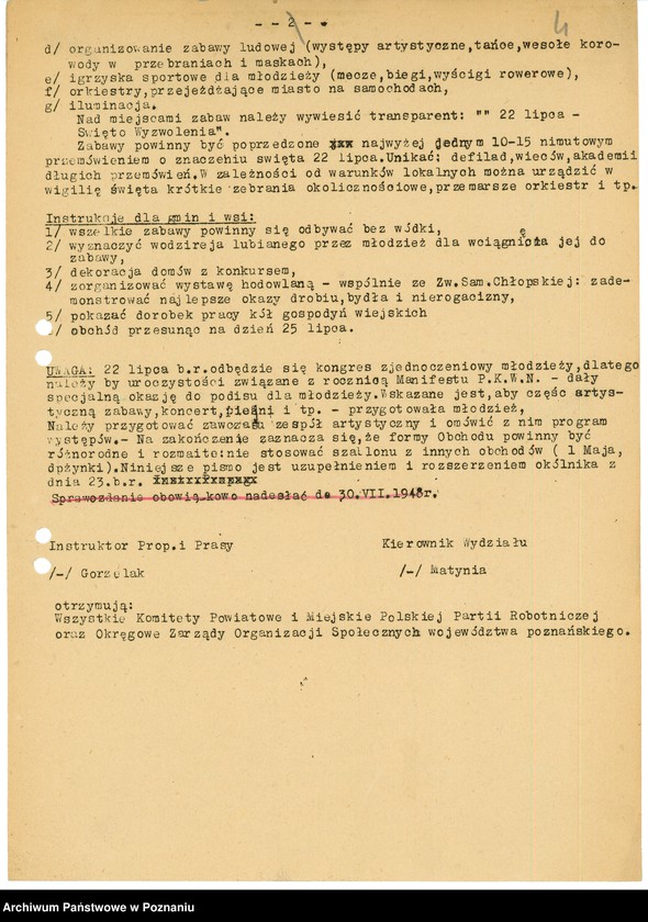 Obraz 6 z jednostki "Obchody roczne Powstania Wielkopolskiego 1918/19 r."