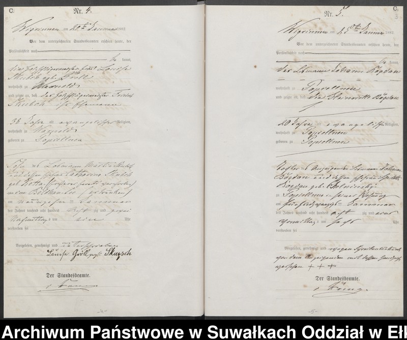 image.from.unit.number "[Sterbe-Haupt-Register des Königlich Preussischen Standes-Amtes Guszianka Kreis Sensburg]"