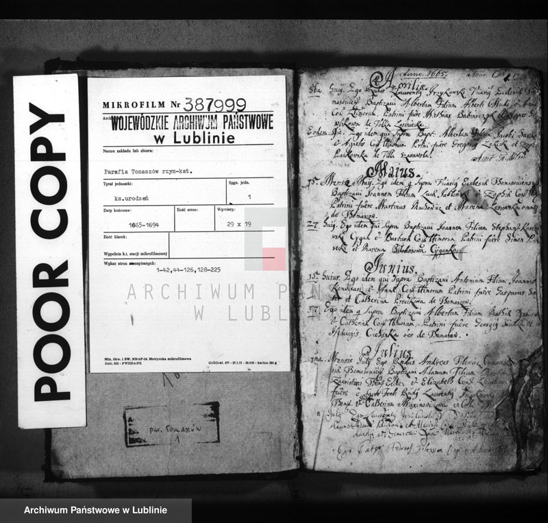 Obraz 3 z jednostki "Liber baptisatorum"