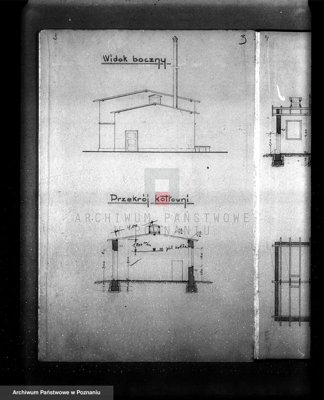 Obraz 7 z jednostki "Rysunek uzupełnajacy Mleczarni w Gostyniu"