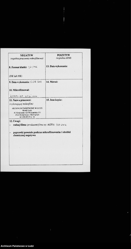 Obraz 3 z jednostki "Rejestr poborczy"